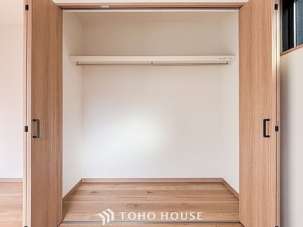暮らし心地を大きく左右する収納を適材適所に配置し、使い勝手を考慮しました。