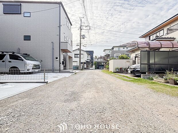 落ち着きのある閑静な住宅街。きっとここからご家族のかけがえのない想い出が作られることでしょう。