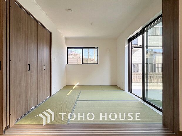 来客時の客室としても利用できますし、お子様のプレイルームやお昼寝に最適なお部屋です。