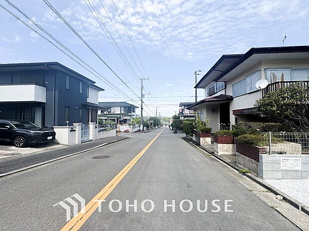 落ち着きのある閑静な住宅街。きっとここからご家族のかけがえのない想い出が作られることでしょう。