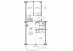 ドルフ青葉台1号棟 3LDKの間取図画像