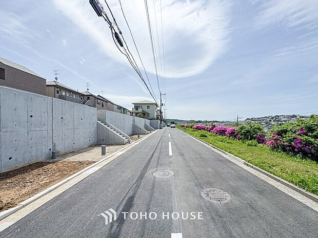 毎日のお散歩も快適な、緑に恵まれた閑静な住宅地。