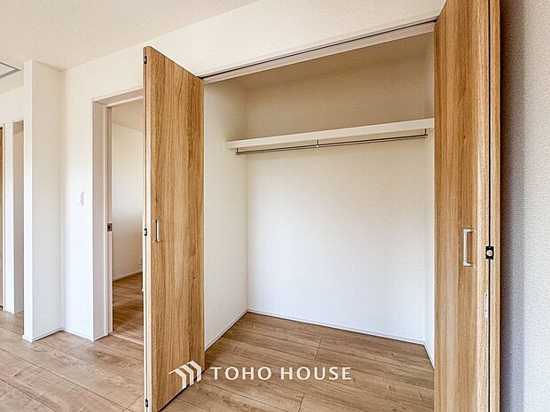 暮らし心地を大きく左右する収納を適材適所に配置し、使い勝手を考慮しました。