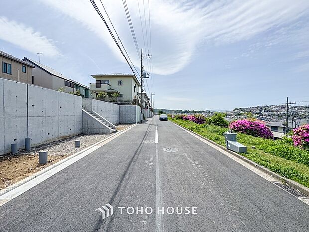 毎日のお散歩も快適な、緑に恵まれた閑静な住宅地。