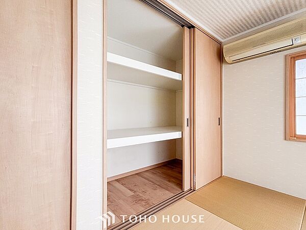 大容量の収納スペースで住空間はスッキリ広々。