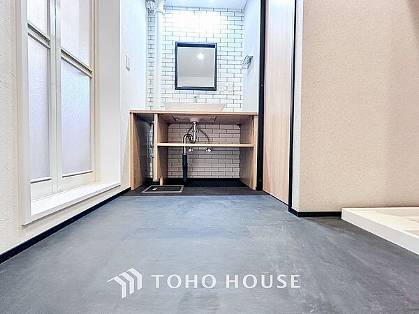 ご家族の1日が始まり、1日の終わりを締めくくる洗面空間。
