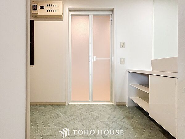 ご家族の1日が始まり、1日の終わりを締めくくる洗面空間。