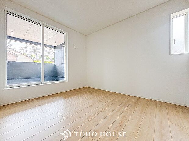 うららかな陽射しがどのお部屋にも降り注ぐよう、快適さを追求した間取設計。