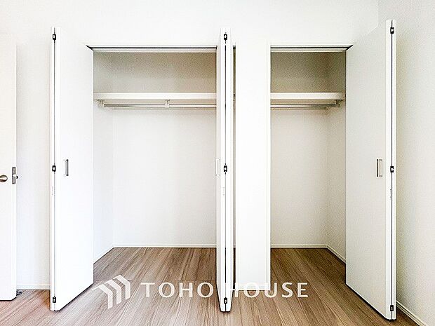 暮らし心地を大きく左右する収納を適材適所に配置。