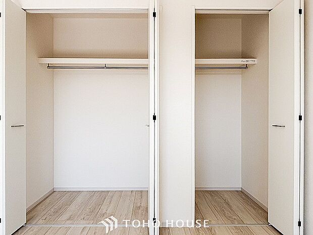 暮らし心地を大きく左右する収納を適材適所に配置し、使い勝手を考慮しました。