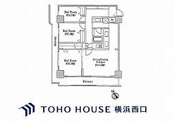 パレールブルー館 3LDKの間取図画像