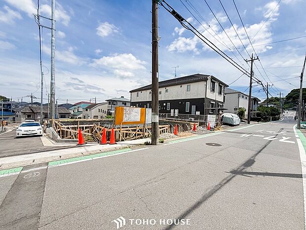 現地土地写真『快適』は「家」と「街」と「環境」が調和した時に訪れるだと改めて感じさせてくれます。