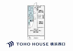 ユニーブル宮崎台 2LDKの間取図画像