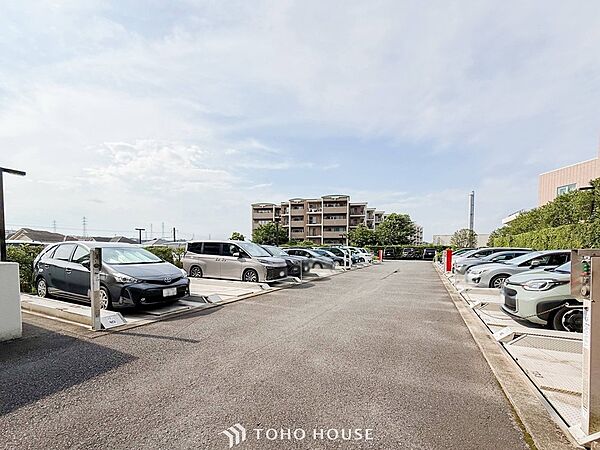 敷地内駐車スペース。日々の暮らしをスムーズに。