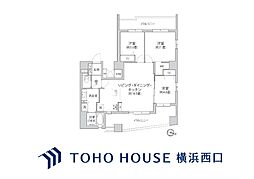 グローリオ横浜阪東橋マリス 3LDKの間取図画像