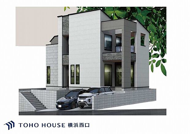 外観)完成予想図（外観）