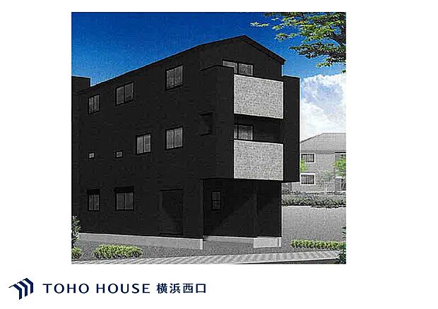 外観)完成予想図(外観)