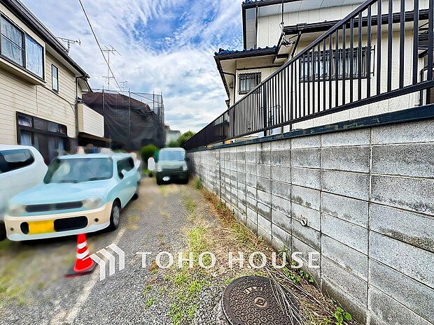 敷地内駐車スペース。日々の暮らしをスムーズに。