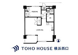 セザール東白楽 1LDKの間取図画像