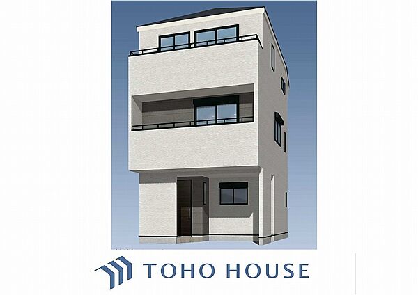 外観)建物外観パース
