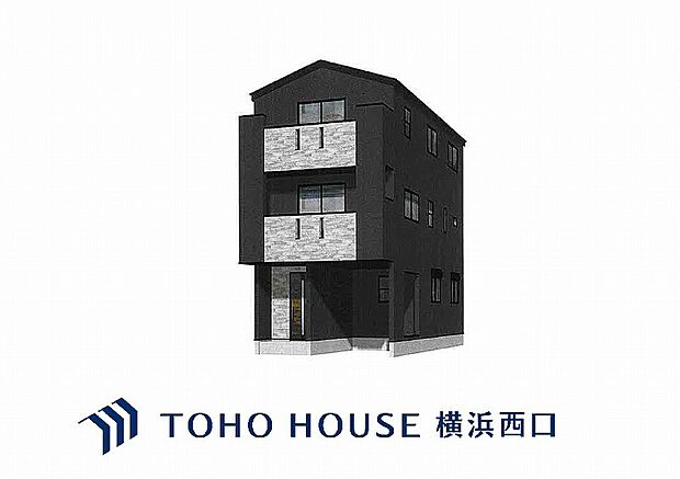 外観)完成予想図（外観）
