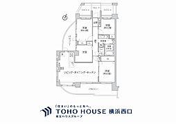 綱島東パーク・ホームズ参番館 4LDKの間取図画像