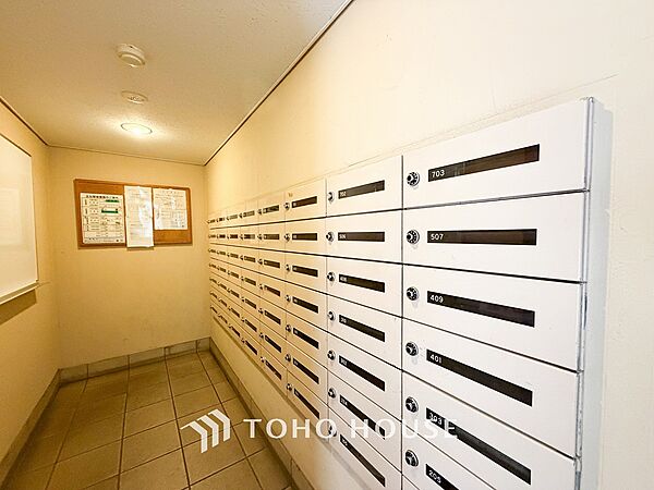 取り出しやすい郵便受け。