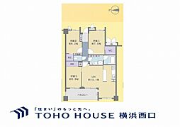 ルネサンスシティ本牧 3LDKの間取図画像
