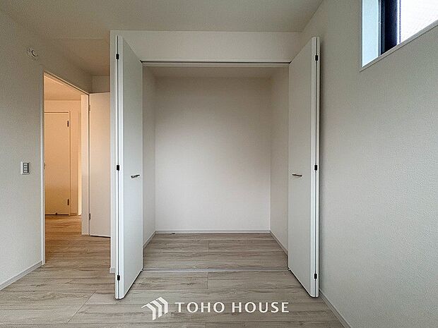 暮らし心地を大きく左右する収納を適材適所に配置。