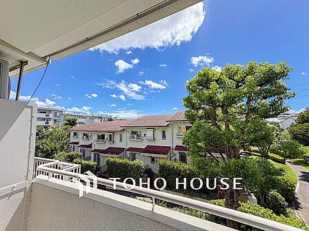 開放的で気持ちの良い眺望と青い空を満喫できます。
