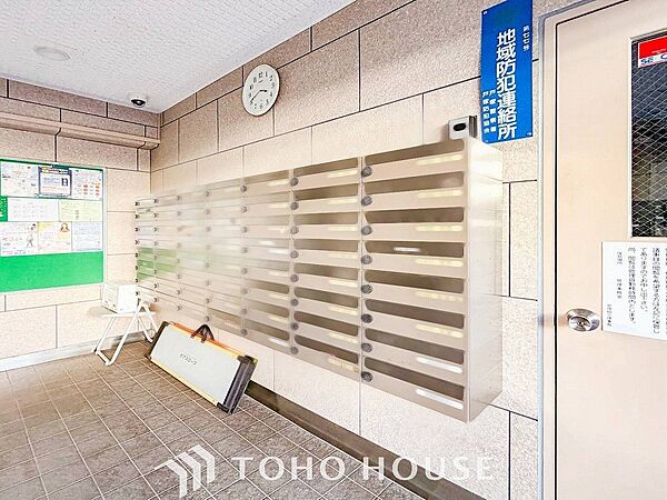 取り出しやすい郵便受け。