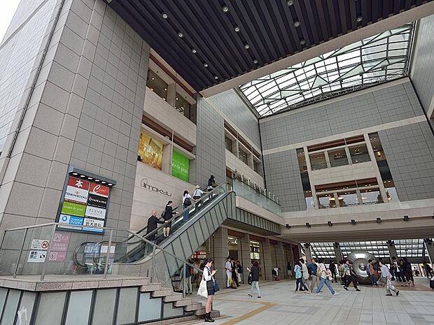 日吉駅直結のショッピングモール。食品、ファッション、ドラッグストアなどが入りお仕事帰りにも便利です。