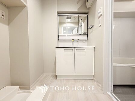 ご家族の1日が始まり、1日の終わりを締めくくる洗面空間。