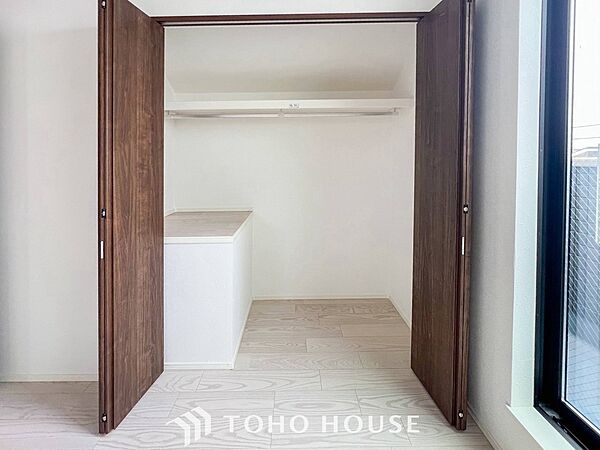 暮らし心地を大きく左右する収納を適材適所に配置。