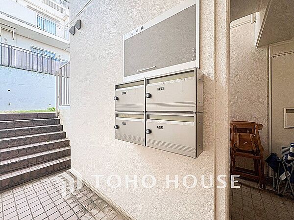 取り出しやすい郵便受け。