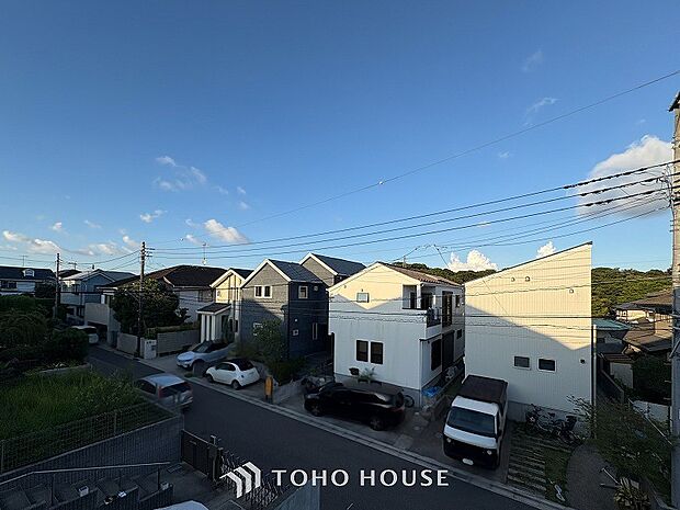 開放的で気持ちの良い眺望と青い空を満喫できます。