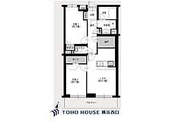 横浜藤棚ガーデンハウス 2LDKの間取図画像