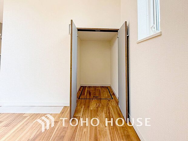 暮らし心地を大きく左右する収納を適材適所に配置。