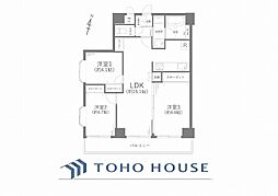 クリオ小机壱番館 3LDKの間取図画像