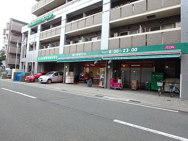 イオン系列の小型スーパー。食品、雑貨等、生活に必要なものをコンパクトに手に入れることができます。