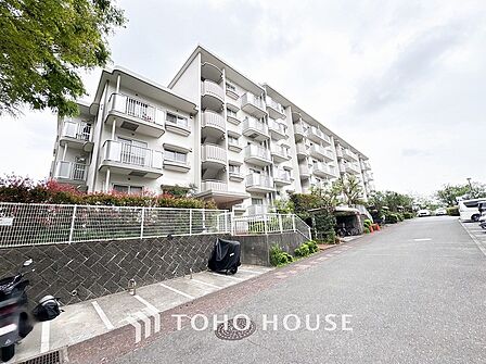 植栽の位置や開放的なエクステリアも含めて美しくトータルにデザインされています。