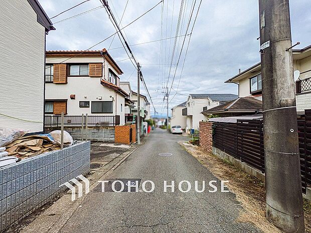 落ち着きのある閑静な住宅街。きっとここからご家族のかけがえのない想い出が作られることでしょう。