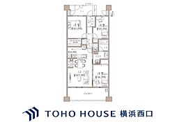 ヴィルヌーブ東戸塚プレジール 3LDKの間取図画像