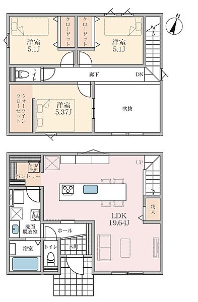 参考プラン(建物面積:92.74？・建物価格:3500万円(税込))