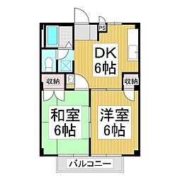 間取図画像 2DK