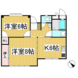 間取図画像 2DK