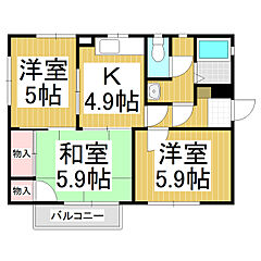物件の間取り