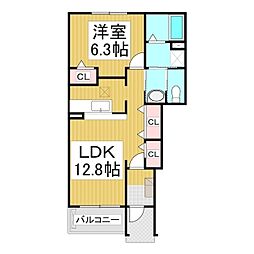 間取図画像 1LDK