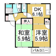 物件の間取り
