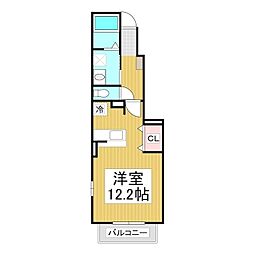 デフィサイトー ワンルームの間取図画像